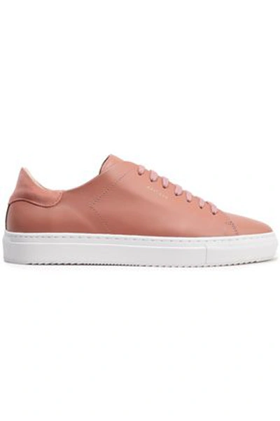 Axel Arigato Woman Suede-trimmed Leather Sneakers Antique Rose