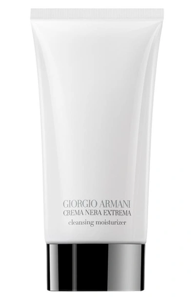 Giorgio Armani Crema Nera Supreme Foam-in-cream Cleansing Moisturizer, 5.07 oz In Size 3.4-5.0 Oz.