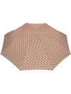 BURBERRY MONOGRAM PRINT FOLDING UMBRELLA