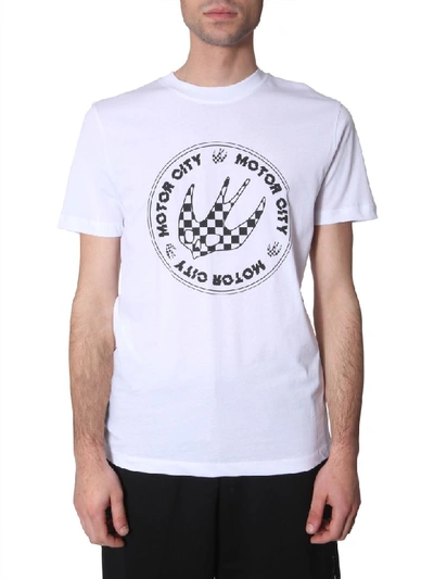 Mcq By Alexander Mcqueen Round Neck T-shirt In White