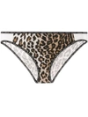 VERSACE leopard print briefs