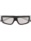Rick Owens Square Tinted Sunglasses - Black