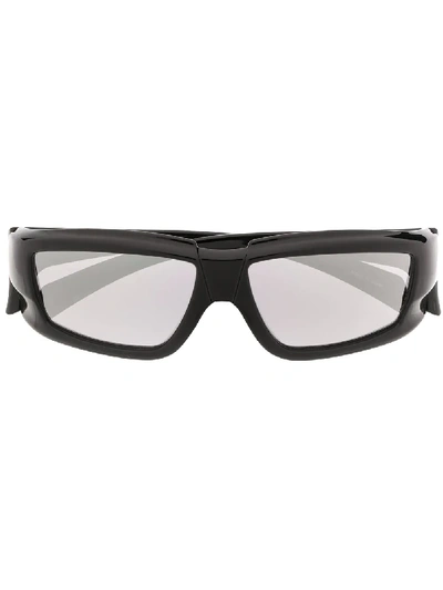 Rick Owens Square Tinted Sunglasses - Black