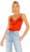 Cami Nyc The Daisy Cami In Red. In Aperol