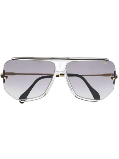 Cazal Aviator Sunglasses In Black