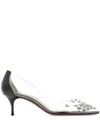 CHRISTIAN LOUBOUTIN CHRISTIAN LOUBOUTIN COLLACLOU 55 SPIKED PUMPS