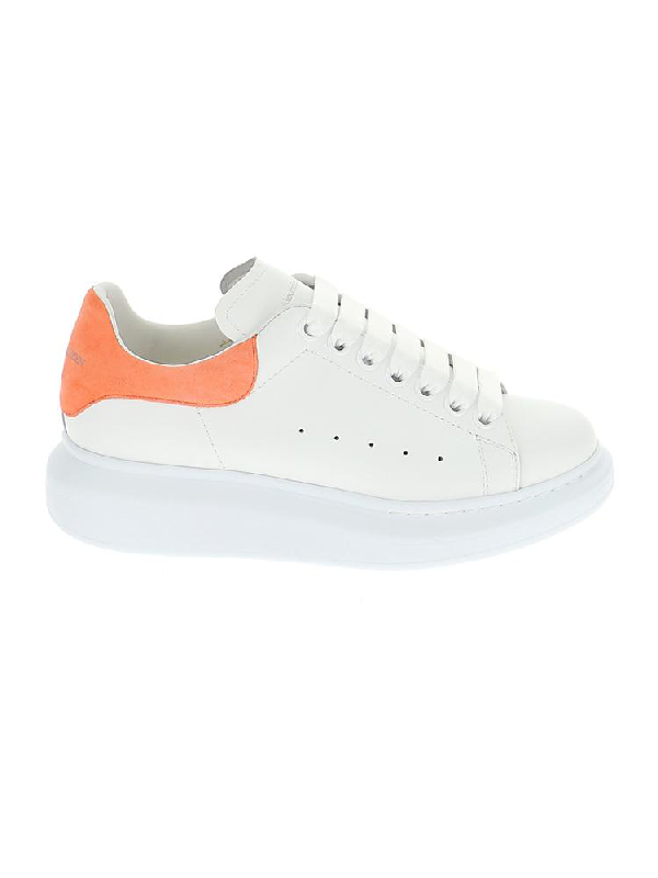 peach alexander mcqueen sneakers