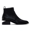 Alexander Wang Kori Cutout Leather Ankle Boots In Black