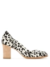 SARAH CHOFAKIAN BRUXELAS LEATHER PUMPS