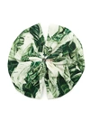 ADRIANA DEGREAS ADRIANA DEGREAS TROPICAL PRINT TURBAN - GREEN