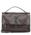 Saint Laurent Medium Niki Leather Shoulder Bag In Brown