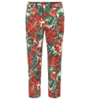 DOLCE & GABBANA CROPPED LOW-RISE STRAIGHT trousers,P00389253