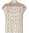 CHLOÉ PRINTED SILK TOP,P00396284