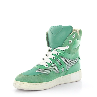 Hogan High-top Sneakers In Grün