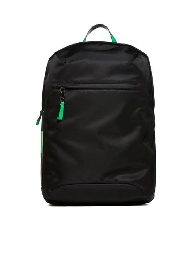 Prada Backpack In Nero Verde Fluo