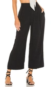 RACHEL PALLY RACHEL PALLY LINEN DESIREE PANT IN BLACK.,RACH-WP119
