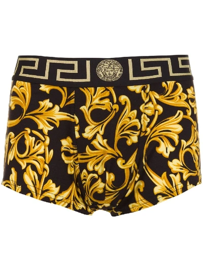 Versace 'barocco' Boxer Shorts - Black