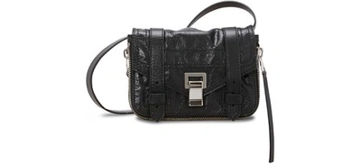 Proenza Schouler Ps1+ Mini Crossbody Bag In Black