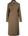 JIL SANDER LEE LLAMA FIBRE-WOOL BLEND COAT,JSPP100123 WP210403 241