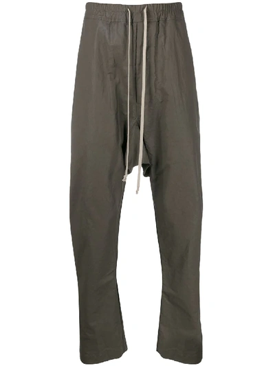 Rick Owens Dropped Crotch Trousers - Grey