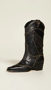 GANNI HIGH TEXAS BOOTS