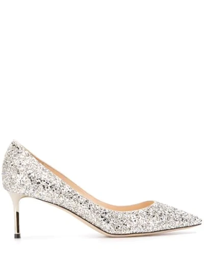 Jimmy Choo Romy 60 Pumps In Silver