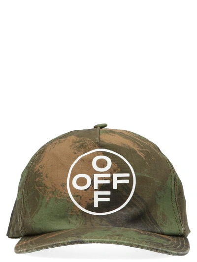 Off-white Green Cotton Hat