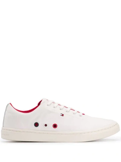 Tommy Hilfiger Low-top Tennis Trainers In 100