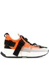 Mm6 Maison Margiela Safety Chunky Sole Sneakers In Orange