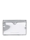 ALEXANDER MCQUEEN METALLIC LOGO EMBOSSED CARDHOLDER