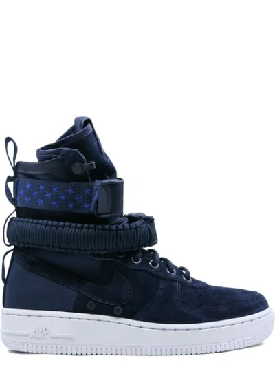 Nike W Sf Af1 Hi-top Sneakers In Blue