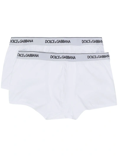 Dolce & Gabbana 2-pack Regular Boxer Briefs In White