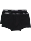Dolce & Gabbana Confezione Da 2 Pezzi Boxer Regular-fit In Black