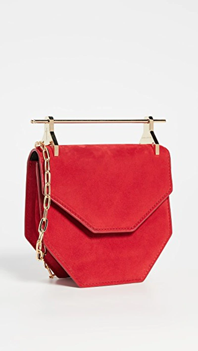 M2malletier Mini Amor Fati Crossbody Bag In Red