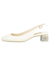 SOPHIA WEBSTER Winter White Alice Slingback Pump