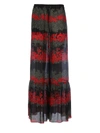 Red Valentino Dreaming Peony Print Trousers In No Black