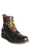 Allen Edmonds Normandy Cap Toe Boot In Brown/brown