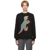 PS BY PAUL SMITH PS BY PAUL SMITH BLACK DINO REGULAR FIT SWEATSHIRT