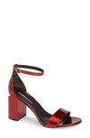 ALEXANDER WANG NEW ABBY ANKLE STRAP SANDAL,3049S0070P