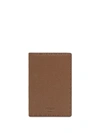 FENDI FENDI EMBOSSED LOGO PASSPORT COVER - 棕色