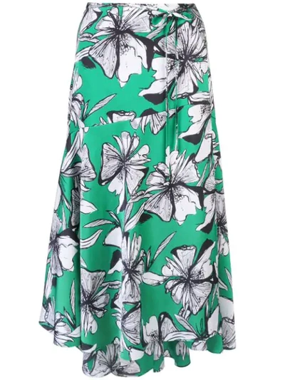 Alexis Lyons Midi Skirt In Green