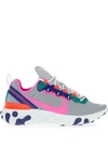 Nike Grey React Element 55 Sneakers In Grey