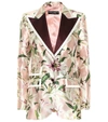 DOLCE & GABBANA Floral silk blend blazer,P00389195