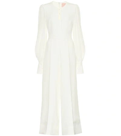 Roksanda Cady Jumpsuit In White