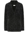 SAINT LAURENT LUREX® KNIT CARDIGAN,P00402533