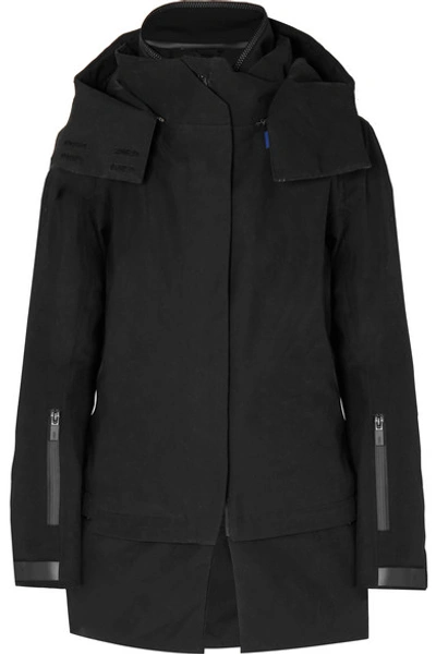 Templa 3l Anton Hooded Cotton-blend Parka In Black