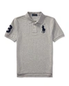 Polo Ralph Lauren Big Pony Pique Knit Polo In Gray