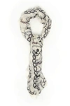 ALEXANDER MCQUEEN ALEXANDER MCQUEEN PRINTED LIGHTWEIGHT SCARF