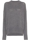 JIL SANDER JIL SANDER OVERSIZED JUMPER - GREY