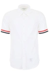 THOM BROWNE THOM BROWNE STRIPE TRIM OXFORD SHIRT